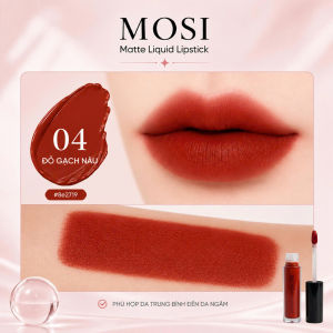 Son Kem Lì MOSI Beauty – Lâu Trôi Nhung Mịn Chuẩn Màu Mềm Môi Makeup Hằng Ngày
