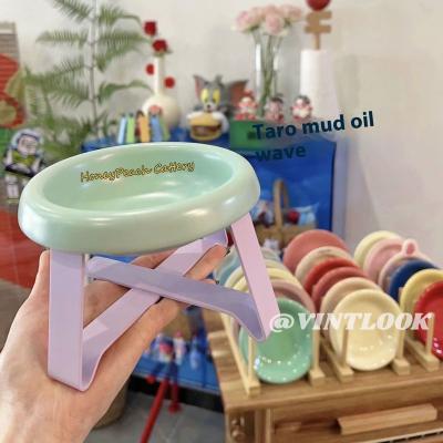 VINTLOOK （พลาสติก）ชามน้ำดื่มสำหรับสัตว์เลี้ยงที่ดูดีป้องกั