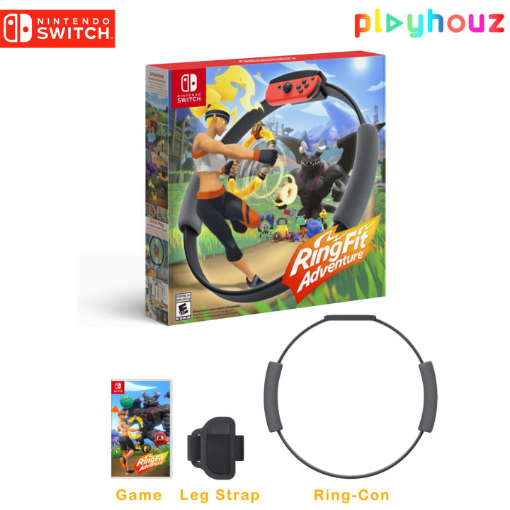 Ring Con and Leg Strap for Switch Ring Fit Adventure Game NS Ring