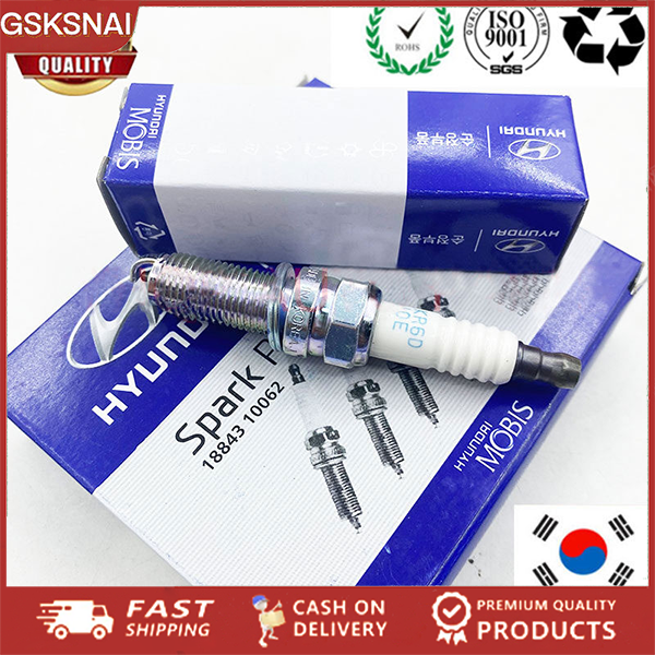 4PCS Original 1884310062 LKR6D10E Spark Plug for Hyundai Accent i10 1