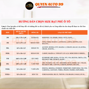 Bạt phủ ô tô VẢI DÙ OXFORD LOẠI 1 cao cấp bền bỉ che nắng chống mưa chống xước cách nhiệt sử dụng 4 mùa