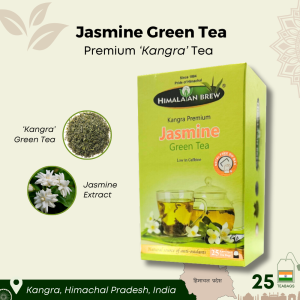Himalayan Brew Jasmine Green Tea (25 tea bags) ชาเขียว จัสมิน กรีนที ชนิดซอง แพ็ค 25 ซอง (low caffeine)