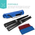 3M Badminton Rack Standard Block Folding Portable Indoor and Outdoor Competition Adjustable Simple Mobile Ball Stand. 