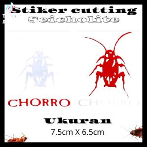 Sticker Cutting Setiker Refletif Gambar Kecoa Choro Stiker Motor Murah