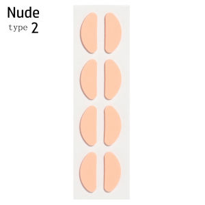 MUMU 4 Pairs 1.5mm Adhesive Without Creasing Glasses Holder Self-adhesive Non-slip EVA Nose Pads Eyeglasses Nosepads
