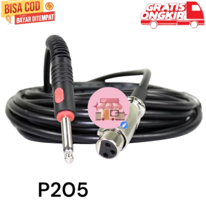 P205 KABEL MICROHONE 10M AKAY AUDIO CANNON XLR FEMALE TO AKAI MONO 10 METER KABLE CABLE CANON MI