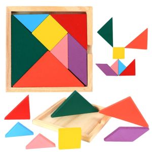 Wooden Educational Toys Kids Early Learning Montessori Building Blocks | mainan edukasi
