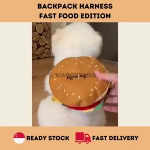 [SG] AdjustableHarness Fast Food Edition for Small Medium Dogs Cats