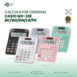 Kalkulator CASIO MX-12B ORIGINAL 100% PRAKTIS BARU KEKINIAN