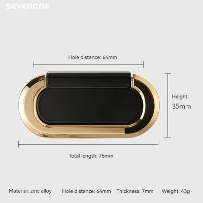 【New Update】Wardrobe Handle Modern Cabinet Door Handle Kitchen Drawer Knob Nordic Gold Cabinet KnobSolid