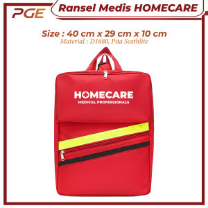 Ransel Medis Home Care Bag Tas Perlengkapan Medis Emergency Kit Tas P3K SAR