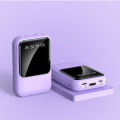 Macaron KC58 Power Bank with 20000mAh Battery Capacity, Multi Cable Fast Charging and Digital LED Display. 