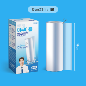 Atex Medilab Aqua Roll Precut Transparent Waterproof Band Roll | 5cm / 7.5cm / 10cm | Ultra-Thin Breathable Film | 1 Box