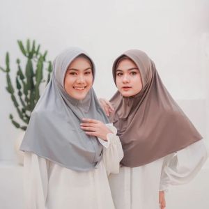 BERGO PET HAMIDAH JILBAB SPORT & CASUAL KERUDUNG INSTAN SIZE M & L HIJAB SPORT JILBAB INSTAN KERUDUNG JERSEY TEBARU JILBAB OLAH RAGA