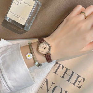 [Xả kho] Đồng hồ nữ tay nhỏ dây da BARSH Beso Watch phong cách vintage mặt nhỏ sang chảnh
