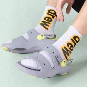 Sandal Cross offroad all terain cho nam nữ chuẩn xịn kháng khuẩn tặng 10 sticker màu ghi vàng