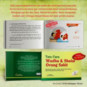TATA CARA WUDHU & SHALAT ORANG SAKIT PUSTAKA IMAM SYAFII FULL COLOR