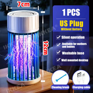 Electric mosquito repellent lamp Rechargeable Mute Fly Trap Anti Mosquito High-Voltage Bug Zapper