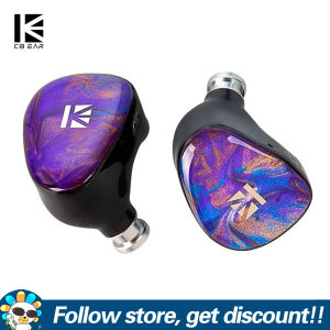 Kbear kb02 tai nghe có dây với 2pin cáp có thể tháo rời 10mm + 10mm kép iem màn hình earbuds tiếng ồn hủy bỏ trò chơi thể thao tai nghe thoải mái để mặc dàn hi-fi trầm dẫn truyền âm thanh qua xương lai tai nghe 3d in nhựa khoang thiết kế nút tai cho audio