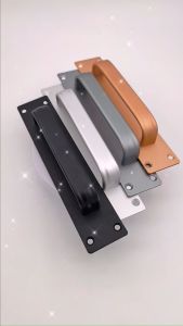 Heavy Duty Door Handle Aluminum Pull Plate 2pcs for Gate Toilet CR Sliding Door Rustproof with Screws
