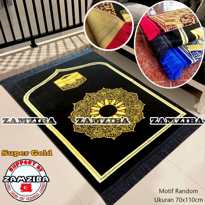 Sajadah Turky Dewasa Ukuran Besar 70 X 110 Cm Bahan Beludru Tebal ...