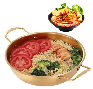 Cooking Pot for Soup Noodle Stainless Steel Korean Ramen Cooking Pot 18cm ZOVERSTOCKS