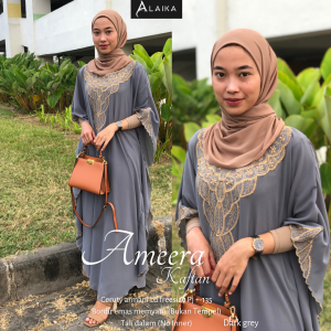 Kaftan Bordir Ceruti Armany Allsize FIt to XXXL Ameera/Agatha (Belum termasuk inner)