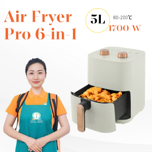 Portable Air Fryer Compact Oil-Free Fryer for Home Kitchen Cooking electric air fryer for fries and chicken