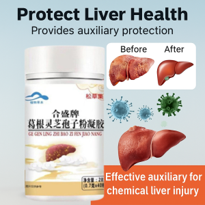 Baihuasheshecao Lingzhi Capsules A Traditional Herbal Dietary Supplement For Liver Health And Suitable For Those Who Work Up Late