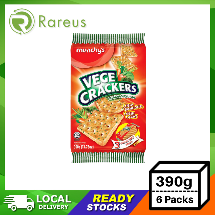 Munchy's Vegetable Cracker (390g x 6 Packs) | Lazada Singapore