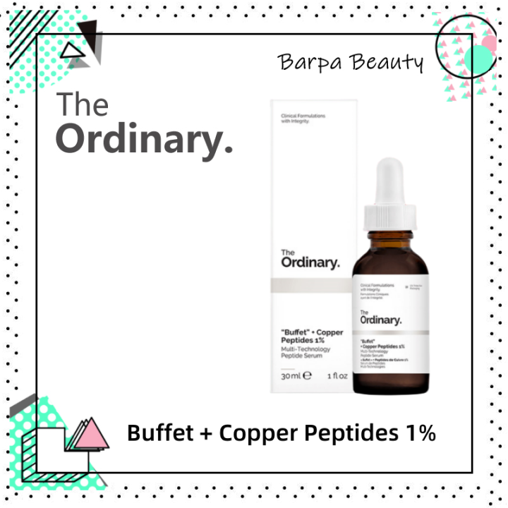 The Ordinary Buffet Copper Peptides 1 Multi Technology Peptide Serum