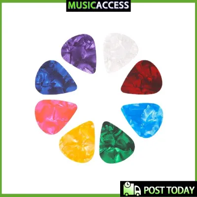 Guitar Pick Color Random Celluloid Thin Guitar Picks 0.46mm / 0.71mm / 0.96mm Guitar Accessories