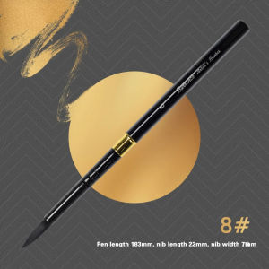 Xsyoo 1pcs Squirrel Hair Paint Brush Detail Line Watercolor Paint Brushes Inking Gouache Acrylic Painting Art Supplies