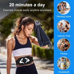 Home Intelli Tummy Trim Tape Belt Massage Apparatus Lazy Trimmer