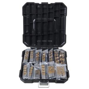 Hoàn thành 99 miếng chất lượng mũi khoan xoắn đặt cho hợp kim nhôm sắt vật liệu nhựa nhu cầu khoan với hộp đựng