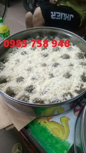 Nồi hấp thực phẩm đa năng chạy điện 3 tầng hấp  . size 47cm.( hấp bánh bao bánh khúc  pate  xôi  giò chả ...)