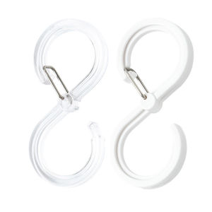 6 Móc Nhựa Đa Năng Hình Chữ S Móc Treo Quần Áo Móc Treo Mũ Để Treo Chìa Khóa Quần Áo Túi Áo Khoác