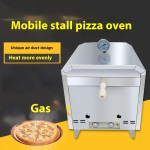 6 Tray Gas Pizza Oven 20L Portable Outdoor Pizza Maker Adjustable Flame Heat Control Stainless Steel