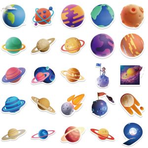 Stiker Kartun Asteroid 3D isi 25 pcs