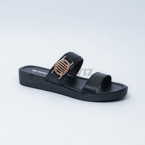 Sandal Wanita Slip On B102 Size 36-41 Sendal Wedges Korea Kekinian Empuk Nyaman