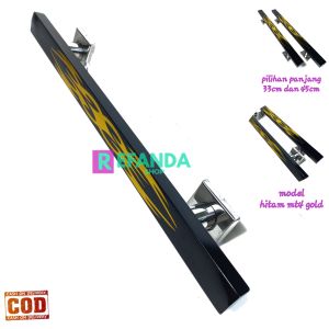 handle gagang tarikan pegangan pintu rumah minimalis panjang 33cm dan 45cm bahan stainless steel untuk pintu depan dan kamar