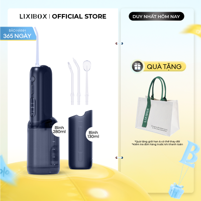 [20H 6.7 TRỢ GIÁ 57K] Máy Tăm Nước 2 Bình Thay Thế Halio UltraClean Express Hydro Floss Phiên Bản Nâng Cấp Dành Cho Răng Niềng