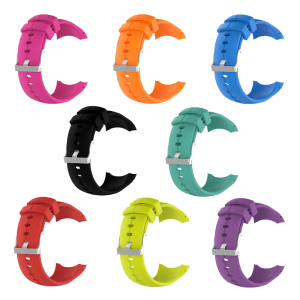 Cho siêu bền Sweatproof Vòng đeo tay có thể điều chỉnh Silicone Vòng thay thế dây đeo đồng hồ thông minh