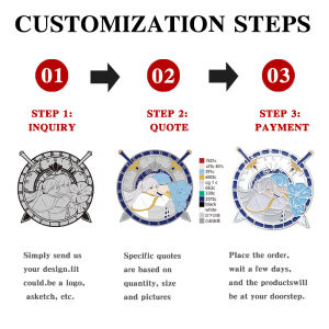 Custom Badges Custom Portrait Paint Pin Custom Enamel Pins Lapel Pin Badge Graduation Collar Pins Gold-Plated Enamel Pin Brooch Coins Zinc Alloy Cartoon Make School diy Custom Soft Enamel Pins