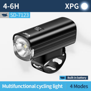 Nụ Cười Cá Mập Đèn Xe Đạp Siêu Sáng Đèn Led Xe Đạp Loại C Có Thể Sạc Lại Đèn Xe Đạp Phía Trước 4Mode đi xe đạp ngoài trời Ánh Sáng Không Thấm Nước Đêm Đi Xe Đạp Sd7123