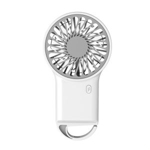 Handheld Fan with Buckle Design & Folding Base - 3-Speed Wind Detachable Blades Portable Cooling Solution