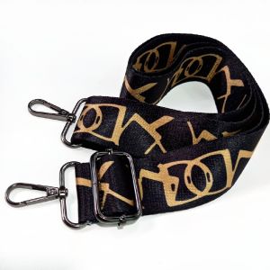 Tali Tas Selempang Strap DD Hitam Polykatun Serbaguna Lebar 4cm Panjang Bisa Diadjust