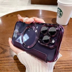 Luxury Premium Leather Card Holder Case with Camera Protector for IPhone 15 14 Pro Max Case IPhone 13 11 12 Pro Max 14 15 Plus Promax phone casing