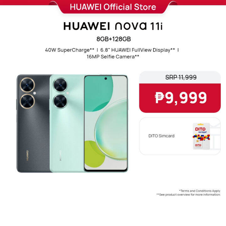 HUAWEI nova 11i Smartphone | 8GB+128GB / 8GB+256GB | Lazada PH