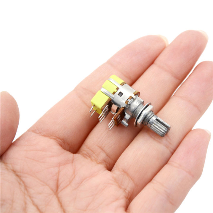 smceyl shop B50K 50K Ohm Dual Linear Taper Volume Control Switches ...